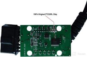 img 2 attached to 🚗 Enhanced OBD2 Diagnostic Scanner ELM327 V1.4 USB ELM 327 - PIC18F25K80 Chip for Advanced Vehicle Diagnostics