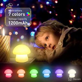 img 2 attached to Rechargeable Multi Color Nightlight Nightlamp Breastfeeding