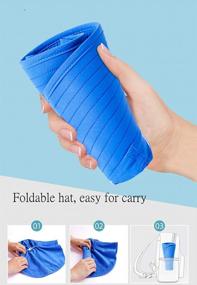 img 3 attached to UPF 50+ Sun Protection Hat For Baby Girls, Foldable Kids Sun Hat For Boys And Girls