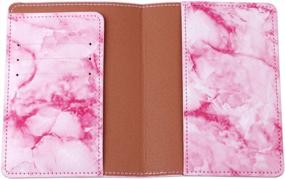 img 3 attached to Travel In Style With Snogisa Passport Holder Cover Wallet – Perfect Couple’S Passport Accessories