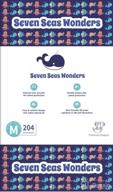 👶 seven seas baby diapers sizes 1-4 (medium 2) 204 pack логотип