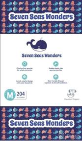 img 2 attached to 👶 Seven Seas Baby Diapers Sizes 1-4 (Medium 2) 204 Pack