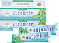 🌿 auromere ayurvedic herbal toothpaste: all-natural 16oz for optimal oral health logo