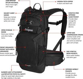 img 2 attached to 🎒 Рюкзак Unigear с питьевой системой: Оставайтесь гидратированными дольше благодаря термоизоляции и 2-литровому водному мешку из ТПУ!