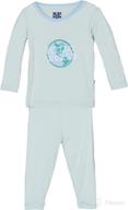 kickee pants sleeve applique pajama apparel & accessories baby boys logo