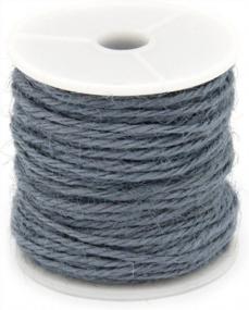 img 1 attached to 50 Yards Grey Hemp Rope For Wedding Party Decoration - Junxia