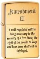 🔫 american pride zippo lighter - the right to bear arms, 2nd amendment logo