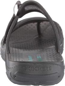 img 2 attached to Skechers Womens Reggae Molded Webbing Sandal Women's Shoes - Athletic