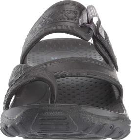 img 3 attached to Skechers Womens Reggae Molded Webbing Sandal Women's Shoes - Athletic