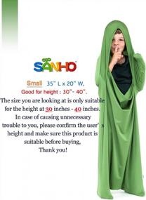 img 2 attached to SANHO Premium Sensory Sock, Updated Version Small (35In X 20In), For Height Up To 40In - Green