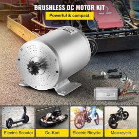 img 3 attached to 🔋 Powerful VEVOR 48V 2000W Electric Brushless DC Motor Kit for Go Kart ATV Scooter Motorcycle DIY Projects