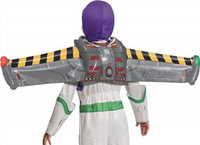 img 4 attached to Disney Pixar Lightyear Space Ranger Inflatable Jetpack, Official Disney Lightyear Costume Accessory For Kids