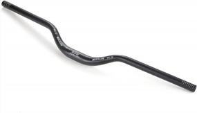 img 4 attached to BUCKLOS Aluminum Alloy Mountain Bike Handlebar Φ31.8Mm With 30/50/90Mm Rise, 720/780Mm Extra Long Black Red BMX Handlebar For Downhill Racing And Most Bicycles