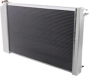 img 1 attached to 🔥 High-Performance 4-Row Core Aluminum Radiator for Chevy Nova 1970-1981, Camaro 1970-1981, and 1978-1987 El Camino