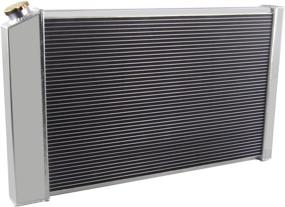 img 3 attached to 🔥 High-Performance 4-Row Core Aluminum Radiator for Chevy Nova 1970-1981, Camaro 1970-1981, and 1978-1987 El Camino