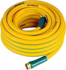 img 3 attached to SuperHandy Garden Water Hose 5/8" Inch X 50' Foot Heavy Duty Premium Commercial Ultra Flex Hybrid Polymer Max Pressure 150 PSI/10 BAR With 3/4" GHT Fittings