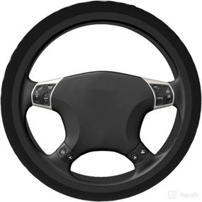 img 2 attached to 🌙 XTing Phases of The Moon Steering Wheel Cover - Anti-Slip Universal 15 Inch Auto Protector | Durable & Fits Most Cars