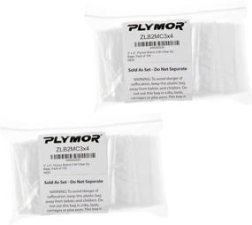img 1 attached to Plymor Pack Zipper Reclosable Plastic Packaging & Shipping Supplies ~ Poly & Plastic Packaging Bags