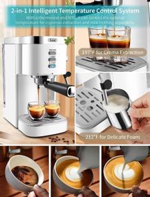 img 2 attached to Stainless Steel Blade Coffee Grinder – Electric Espresso Latte Mocha Grinder, Smooth & Quiet Operation GECGI140-U-9