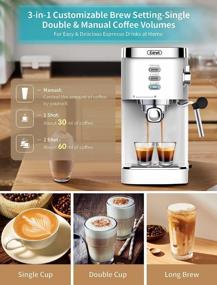 img 3 attached to Stainless Steel Blade Coffee Grinder – Electric Espresso Latte Mocha Grinder, Smooth & Quiet Operation GECGI140-U-9