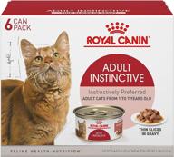 royal canin adult instinctive thin slices in gravy wet cat food multipack - 3 oz, count of 6, 6 ct: premium choice for feline nutrition logo