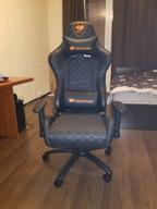 img 1 attached to Gaming chair COUGAR Armor One, on wheels, eco leather, black/orange [cu-armone] review by Bogdan Andreev ᠌