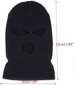 img 3 attached to Balaclava Weather Thermal Cycling V Tears Motorcycle & Powersports best on Protective Gear