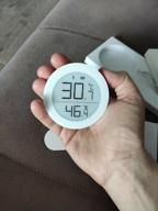 img 3 attached to Xiaomi Clear Grass temperature and humidity sensor (CGG1), white review by Jnis Zels ᠌