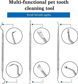 img 1 attached to 🐶 3-Piece Dog Dental Tooth Scaler and Scraper Set - Effective Pet Teeth Cleaning Tools for Dogs and Cats (Silver)