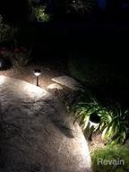 img 1 attached to Linkind Solar Pathway Lights 8 Pack, Warm White Bright Solar Lights Outdoor Waterproof, Solar Garden Lights Adjustable Landscape Path Lights For Patio Walkway Yard Driveway Backyard Decorative review by Corby Muin