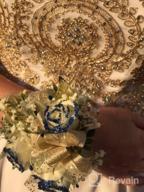img 1 attached to Junior Gold Lace Applique Short Quinceanera Homecoming Dresses By Babyonline review by Marc Tufa