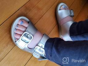 img 7 attached to 👧 Комфорт без обуви высокого качества для девочек: сандалии Merrell BARE STEPS