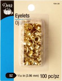 img 1 attached to 100-Count Brass Eyelets, 5/32-Inch Dritz 104-35 For Crafting And Sewing Projects