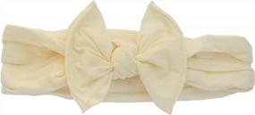 img 2 attached to 🎀 Cute and Comfy: Little Me Baby Girl Headbands, 3-Pack!