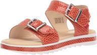 👞 marc joseph new york leather boys' sandals: stylish comfort for your little ones логотип