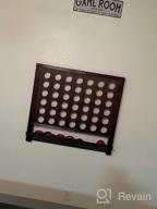 img 1 attached to Enhance Your Game Room With GoSports Wall Mounted Jumbo Four In A Row Game + Coins review by Kelly Johnson