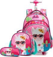 meetbelify unicorn rolling backpacks backpack backpacks ~ kids' backpacks logo