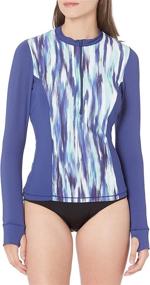 img 2 attached to 24Th Ocean Womens Sleeve Cobalt Women's Clothing at Swimsuits & Cover Ups