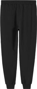 img 3 attached to Women'S Cotton Jersey Pocket Joggers By Weintee