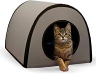 🐱 stay cozy and dry: k&amp;h pet products thermo mod kitty shelter - waterproof outdoor heated cat house логотип