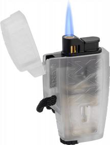 img 3 attached to Clear Xikar Stratosphere II High Altitude Lighter: Single Jet Flame, Windproof, Ergonomic Design For Durability And Dependability