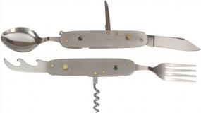 img 3 attached to Ultimate Camping Companion: HTS 231A0 6-In-1 Stainless Steel Multi-Tool