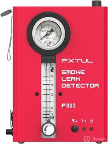img 4 attached to FXTUL Automotive Smoke Machine Leak Detector and EVAP Leak Down Tester with Dual Modes, Flow Meter, and Pressure Gauge - Ideal for All Vehicles' Fuel Pipe System Leakage Testing