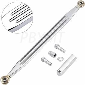 img 2 attached to 🏍️ Chrome Shift Linkage Shifter Lever for Harley Davidson Dyna Softail Touring Road Glide Street Glide Road King Electra Glide (1986-2022) - PBYMT