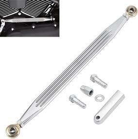 img 4 attached to 🏍️ Chrome Shift Linkage Shifter Lever for Harley Davidson Dyna Softail Touring Road Glide Street Glide Road King Electra Glide (1986-2022) - PBYMT