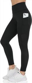 img 4 attached to Stay Stylish And Comfortable With RAYPOSE Women'S Leggings - High-Waisted, Tummy Control, And Packed With Pockets!