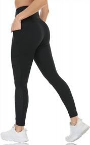 img 2 attached to Stay Stylish And Comfortable With RAYPOSE Women'S Leggings - High-Waisted, Tummy Control, And Packed With Pockets!