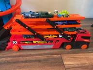 img 1 attached to Car transporter Hot Wheels GHR48, 18 cm, orange review by Mateusz Drabarczyk ᠌
