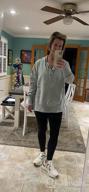 img 1 attached to AlvaQ Women'S Casual V Neck Hoodies Pullover Sweatshirt With Pockets review by Jose Ortega