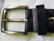 img 1 attached to Premium Men's Belt - Genuine Leather Accessories review by Douglas Holla